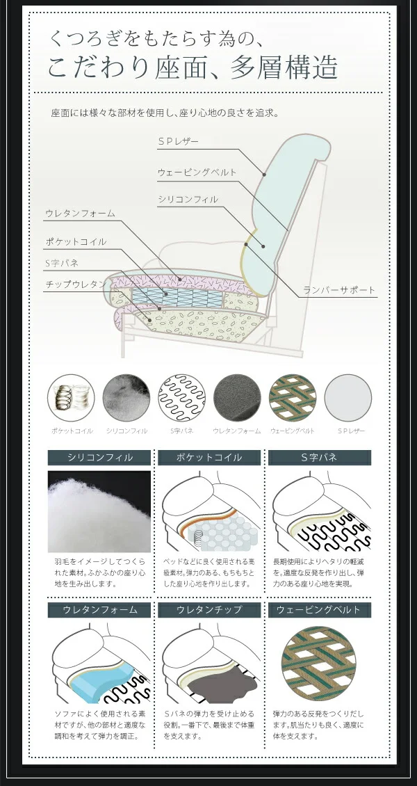 ハイバックソファ レザータイプ Liveral リベラル ソファ スチール脚 1P
