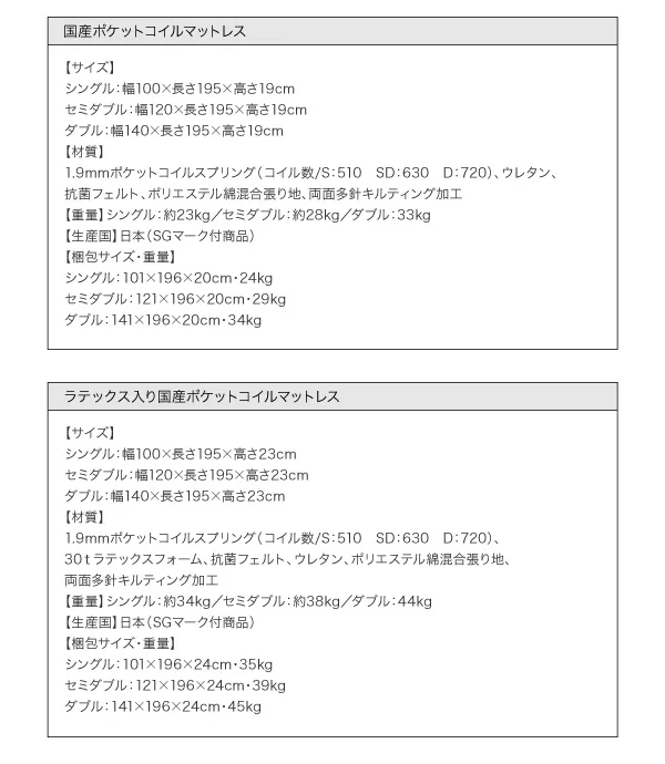 モダンライト付きフロアベッド【FIGRINO】フィグリーノ【フレームのみ】シングル