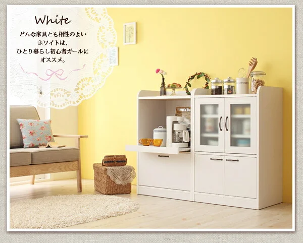 ミニキッチン収納シリーズ amitie アミティエ レンジ台 ミニ