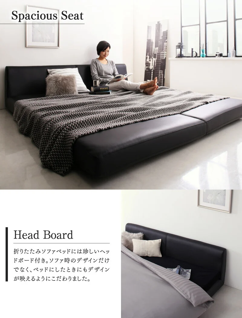 デザインソファベッド Cleobury クレバリー 幅120cm