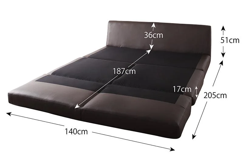 デザインソファベッド Cleobury クレバリー 幅120cm
