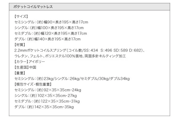 モダンライト・コンセント付き国産フロアベッド JOINT WIDE ジョイントワイド ベッドフレームのみ セミシングル