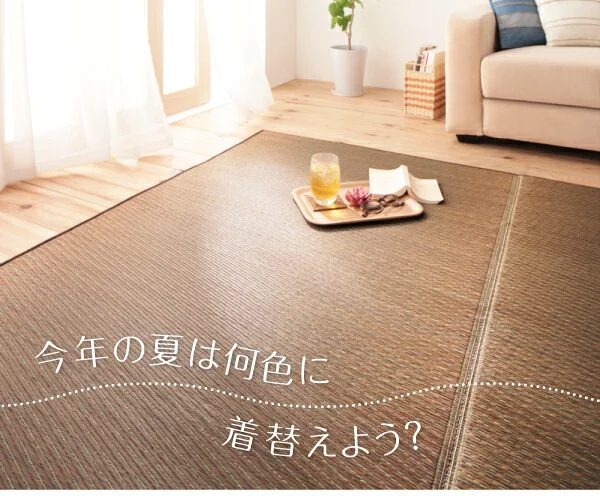 30タイプから選べる国産ふっくらい草ラグ Sidy シディ 140×200cm
