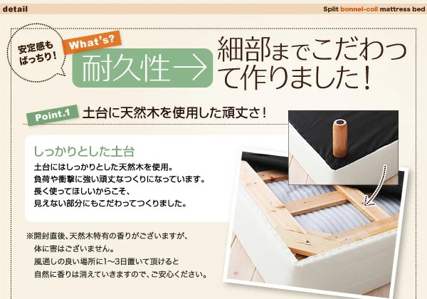 新・移動ラクラク 分割式マットレスベッド 専用別売品(ボリューム敷きパッド) セミシングル