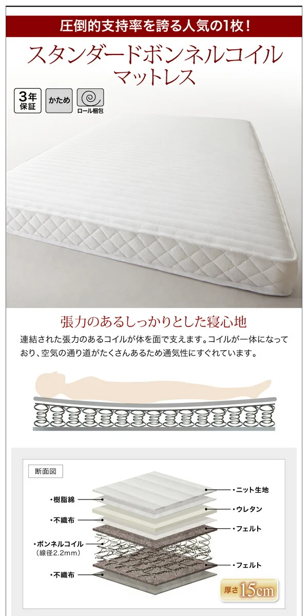棚・コンセント付きフロアベッド mon ange モナンジェ ベッドフレームのみ シングル