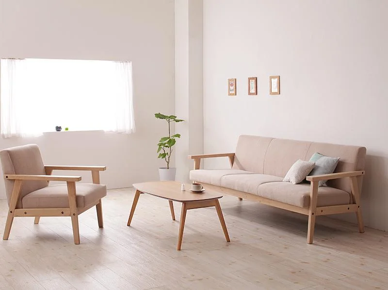 木肘北欧ソファ Herttoniemi ヘルトニエミ 1P