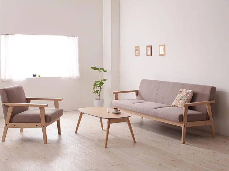 木肘北欧ソファ Herttoniemi ヘルトニエミ 1P
