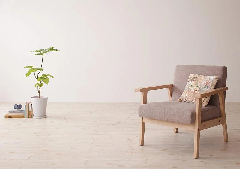 木肘北欧ソファ Herttoniemi ヘルトニエミ 1P