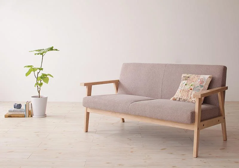 木肘北欧ソファ Herttoniemi ヘルトニエミ 1P