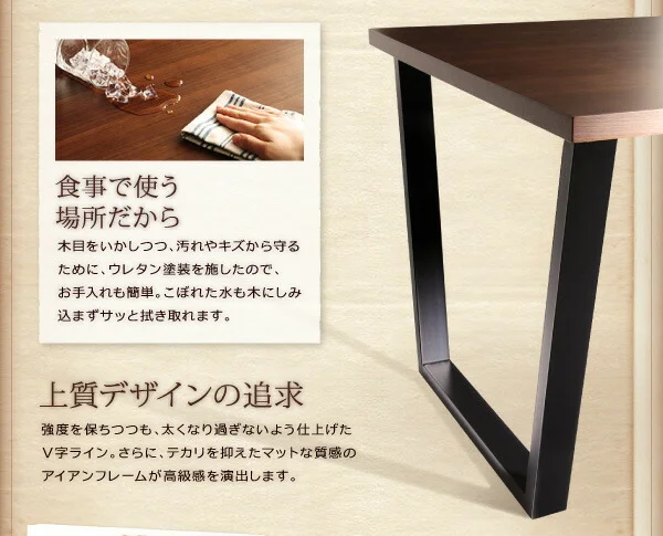 ヴィンテージスタイル・リビングダイニングセット CISCO シスコ ダイニングソファ バックレストタイプ 2P