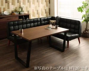 ヴィンテージスタイル・リビングダイニングセット CISCO シスコ ダイニングソファ バックレストタイプ 2P