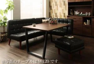 ヴィンテージスタイル・リビングダイニングセット CISCO シスコ ダイニングソファ バックレストタイプ 2P