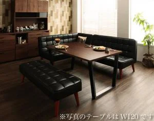 ヴィンテージスタイル・リビングダイニングセット CISCO シスコ ダイニングソファ バックレストタイプ 2P