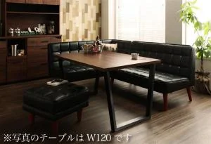 ヴィンテージスタイル・リビングダイニングセット CISCO シスコ ダイニングソファ バックレストタイプ 2P