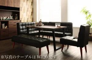ヴィンテージスタイル・リビングダイニングセット CISCO シスコ ダイニングソファ バックレストタイプ 2P