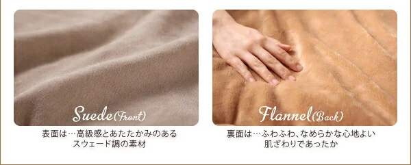 スウェード調フラワーモチーフこたつ布団 floraly フローラリー 掛布団&敷布団2点セット 正方形(75×75cm)天板対応