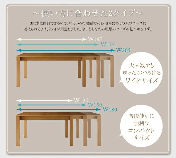北欧デザインエクステンションダイニング Fier フィーア 5点セット(テーブル+チェア4脚) W120-180