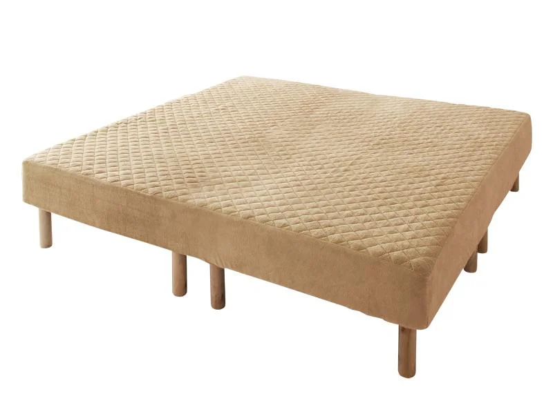 家族を繋ぐ大型マットレスベッド ELAMS エラムス ボンネルコイル マイクロファイバータイプセット クイーン 脚8cm