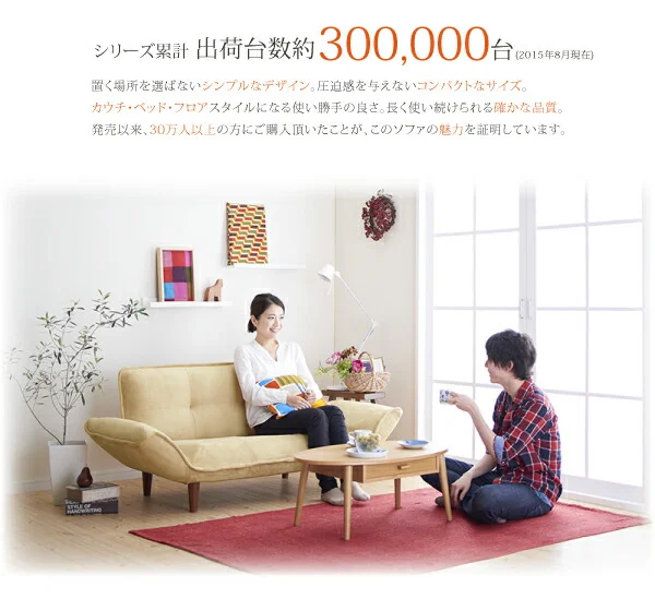 リクライニングカウチソファ　マイクロファイバータイプ Esta エスタ マイクロファイバータイプ 2P