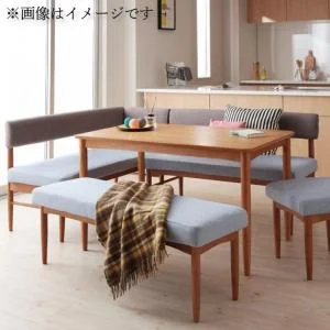 選べるカバーリング  ミックスカラーソファベンチ リビングダイニングセット E-JOY イージョイ 3点セット(テーブル+ソファ1脚+アームソファ1脚) W120