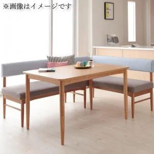 選べるカバーリング  ミックスカラーソファベンチ リビングダイニングセット E-JOY イージョイ 3点セット(テーブル+ソファ1脚+アームソファ1脚) W120