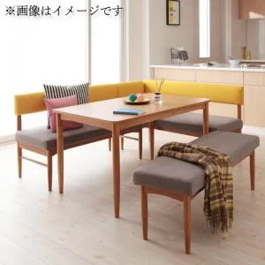 選べるカバーリング  ミックスカラーソファベンチ リビングダイニングセット E-JOY イージョイ 3点セット(テーブル+ソファ1脚+アームソファ1脚) W120