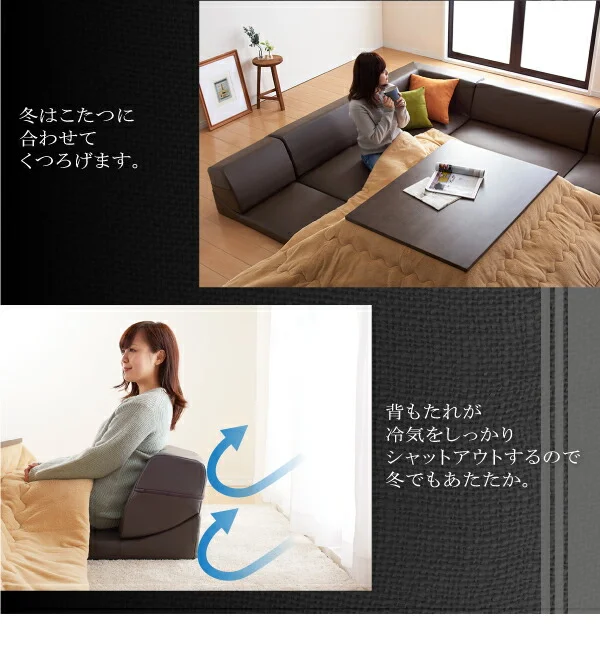 フロアコーナーソファ Welg ヴェルグ 1P+2P+コーナー