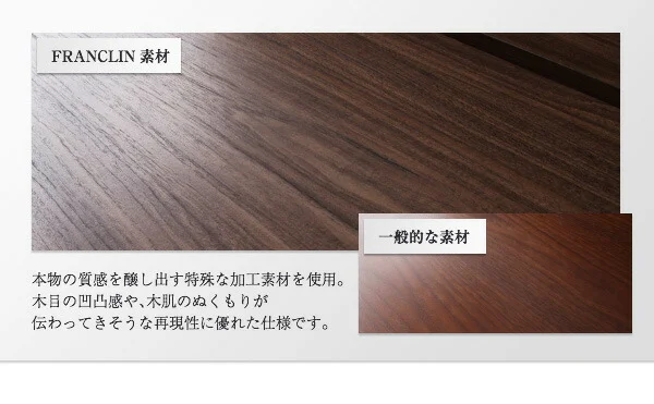 モダンデザインローベッド FRANCLIN フランクリン ベッドフレームのみ クイーン(Q×1)