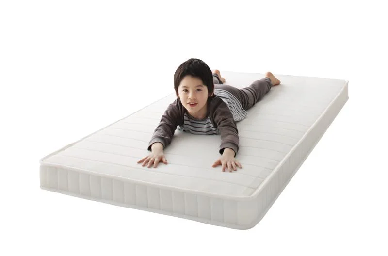 子どもの睡眠環境を考えた 安眠マットレス 薄型・軽量・高通気 ジュニア ボンネルコイル EVA エヴァ セミシングル ショート丈