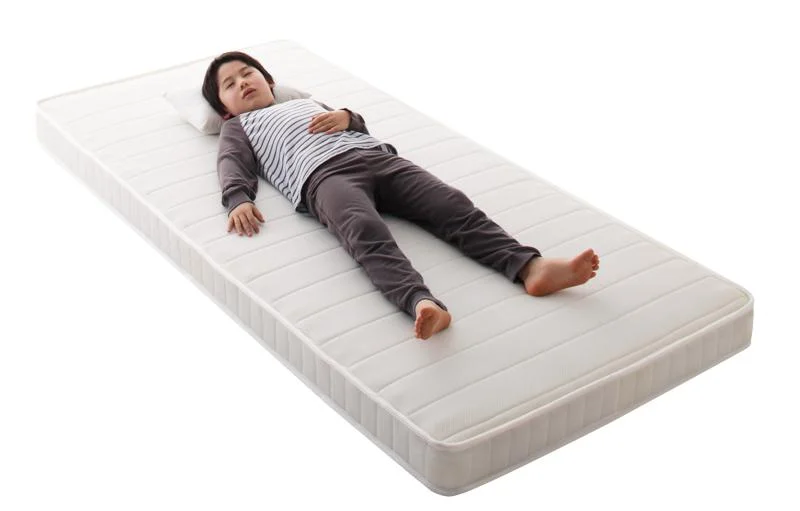 子どもの睡眠環境を考えた 安眠マットレス 薄型・軽量・高通気 ジュニア ボンネルコイル EVA エヴァ セミシングル ショート丈