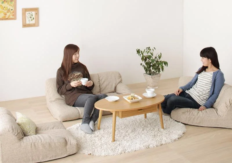 フロアコーナーソファ Oise オワーズ ロータイプ 右コーナータイプ 1P+2P+コーナー
