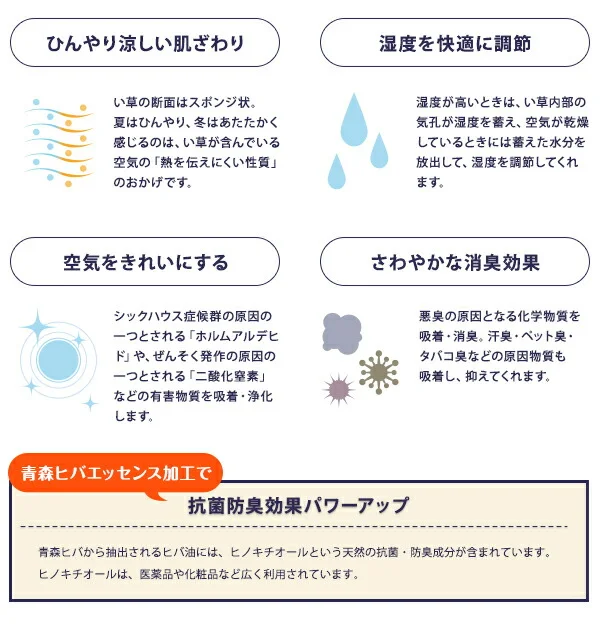 カイハラデニム×マルチパターン柄純国産い草ラグ Incetter インセッター ラグ 140×200cm
