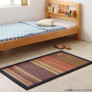 カイハラデニム×マルチパターン柄純国産い草ラグ Incetter インセッター ラグ 140×200cm