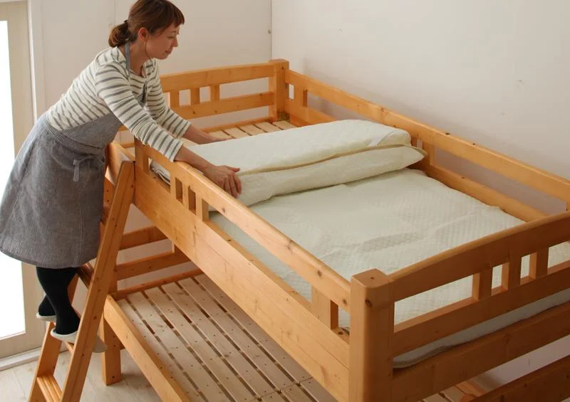 子どもの睡眠環境を考えた 日本製 安眠マットレス 抗菌・薄型・軽量　ジュニア 国産ポケットコイル EVA エヴァ セミシングル ショート丈