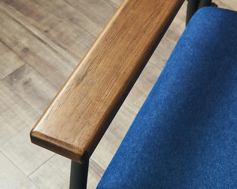 ヴィンテージスチールソファ Lautner ロートネル デニム 2.5P