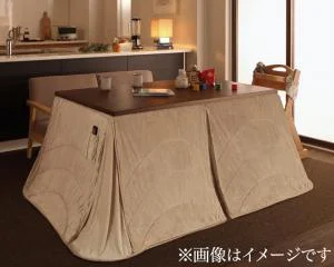 洗えるマイクロファイバーダイニングこたつ掛け布団 DAILY デイリー 長方形(60×90cm)