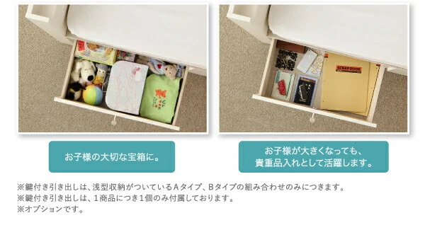 お客様組立 大容量収納ファミリーチェストベッド TRACT トラクト ベッドフレームのみ A+A ワイドK200