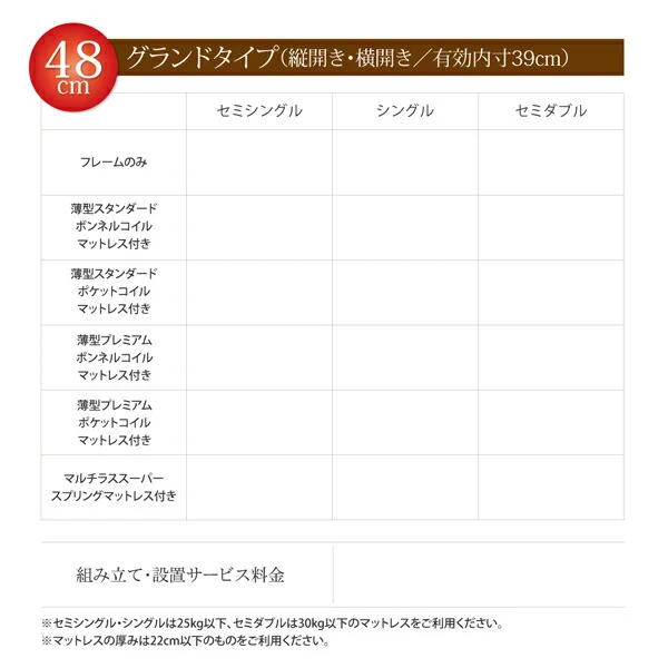 通気性抜群 棚コンセント付 跳ね上げベッド Prostor プロストル ベッドフレームのみ 縦開き セミシングル 深さレギュラー