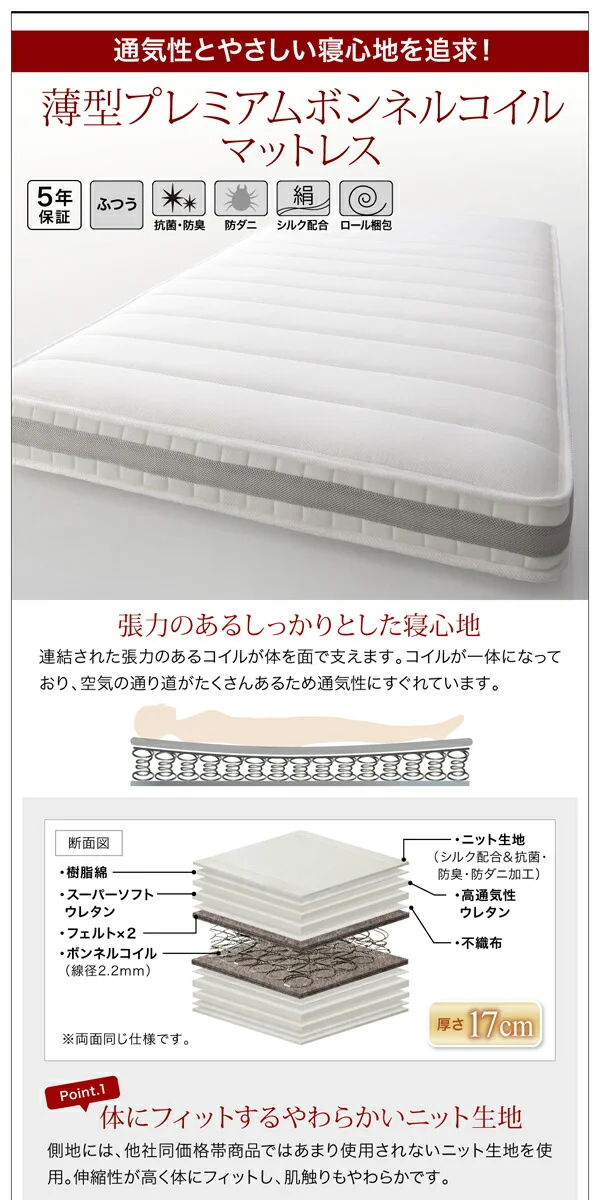 衣装ケースも入る大容量収納ベッド Friello フリエーロ ベッドフレームのみ 引き出しなし シングル