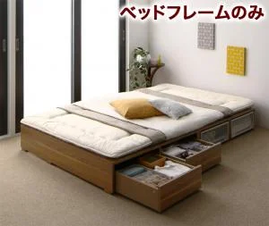 布団で寝られる大容量収納ベッド Semper センペール