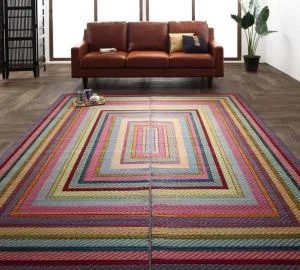 純国産ラインデザインい草ラグ ludima ルディマ 裏地なし 140×200cm