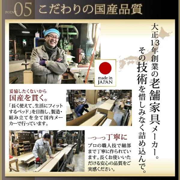 お客様組立 長く使える国産頑丈大容量跳ね上げ収納ベッド BERG ベルグ ベッドフレームのみ 縦開き セミシングル 深さレギュラー