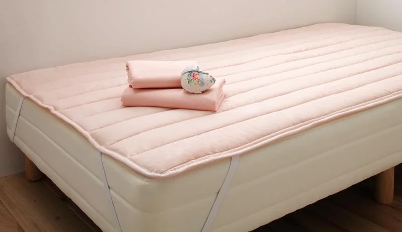 ショート丈分割式 脚付きマットレスベッド ポケット お買い得ベッドパッド・シーツは別売り セミシングル ショート丈 脚8cm