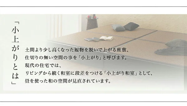 お客様組立 美草・日本製 小上がりにもなるモダンデザイン畳収納ベッド 花水木 ハナミズキ ワイド 40mm厚 シングル