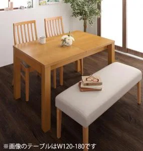 暮らしに合わせて使える 3段階伸縮ハイバックチェアダイニング Costa コスタ ダイニングテーブル W120-180