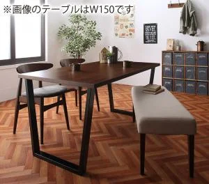ヴィンテージテイスト スチール脚ダイニングセット NIX ニックス ダイニングテーブル W120