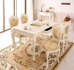 アンティーク調クラシックダイニングシリーズ Francoise フランソワーズ スツール 1P