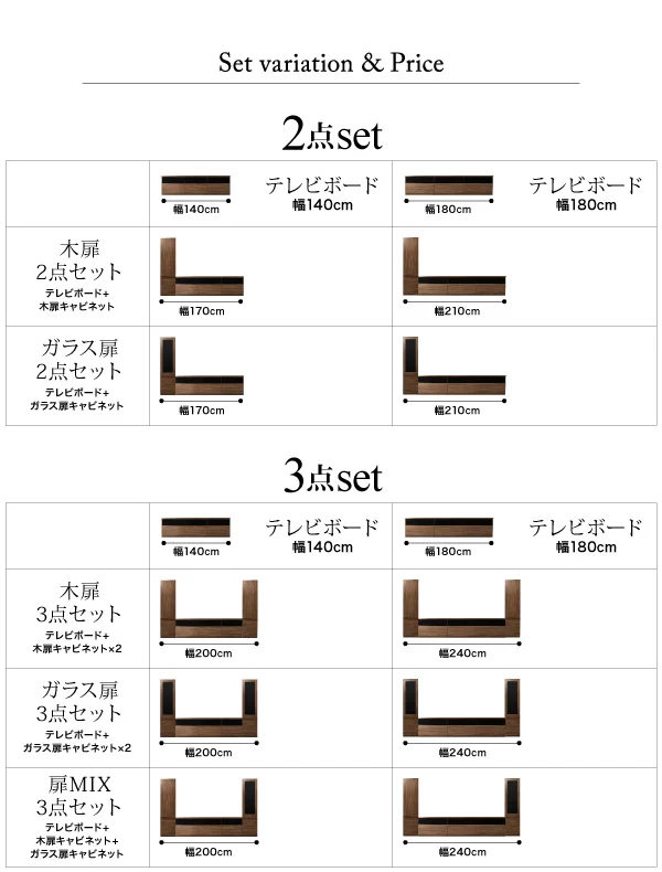 キャビネットが選べるテレビボードシリーズ add9 アドナイン テレビボード 幅140