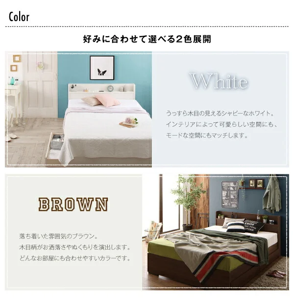 工具いらずの組み立て・分解簡単収納ベッド Lacomita ラコミタ ベッドフレームのみ シングル