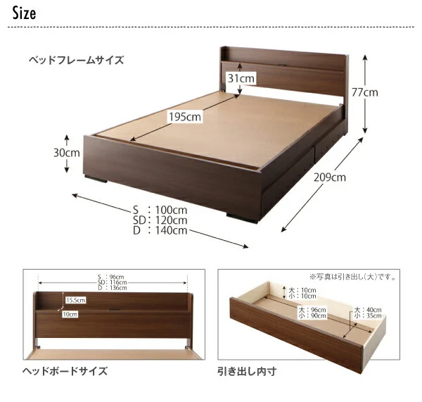 工具いらずの組み立て・分解簡単収納ベッド Lacomita ラコミタ ベッドフレームのみ シングル